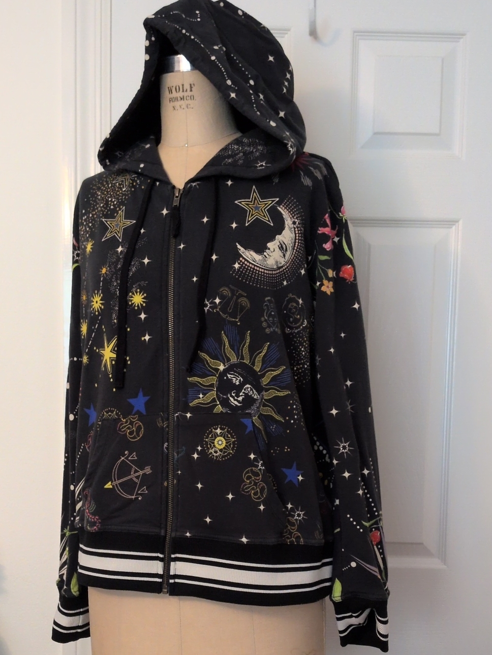 Johnny Was Celestine Zip Up Hoodie Sz. M - Picture 3 of 7